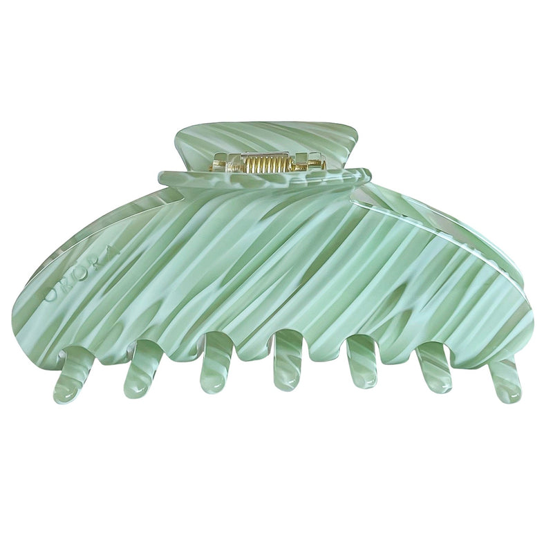 Green claw clip hair clip accessories 